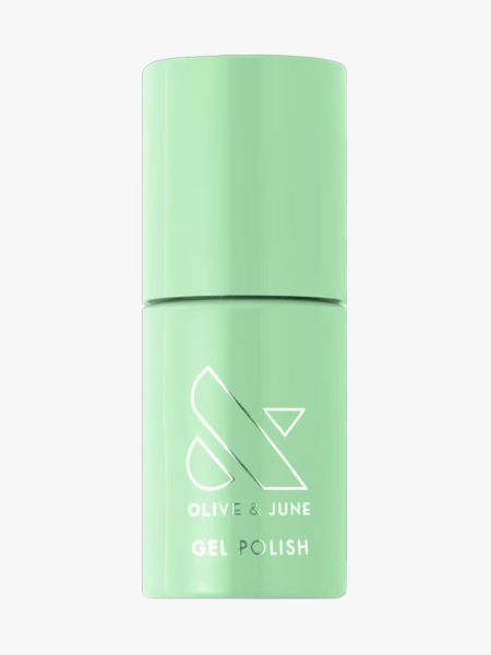 Olive & June Aced It in branded component on a light gray background